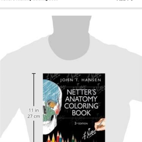 Anatomy Coloring book Netter's New - Picture 7 of 7